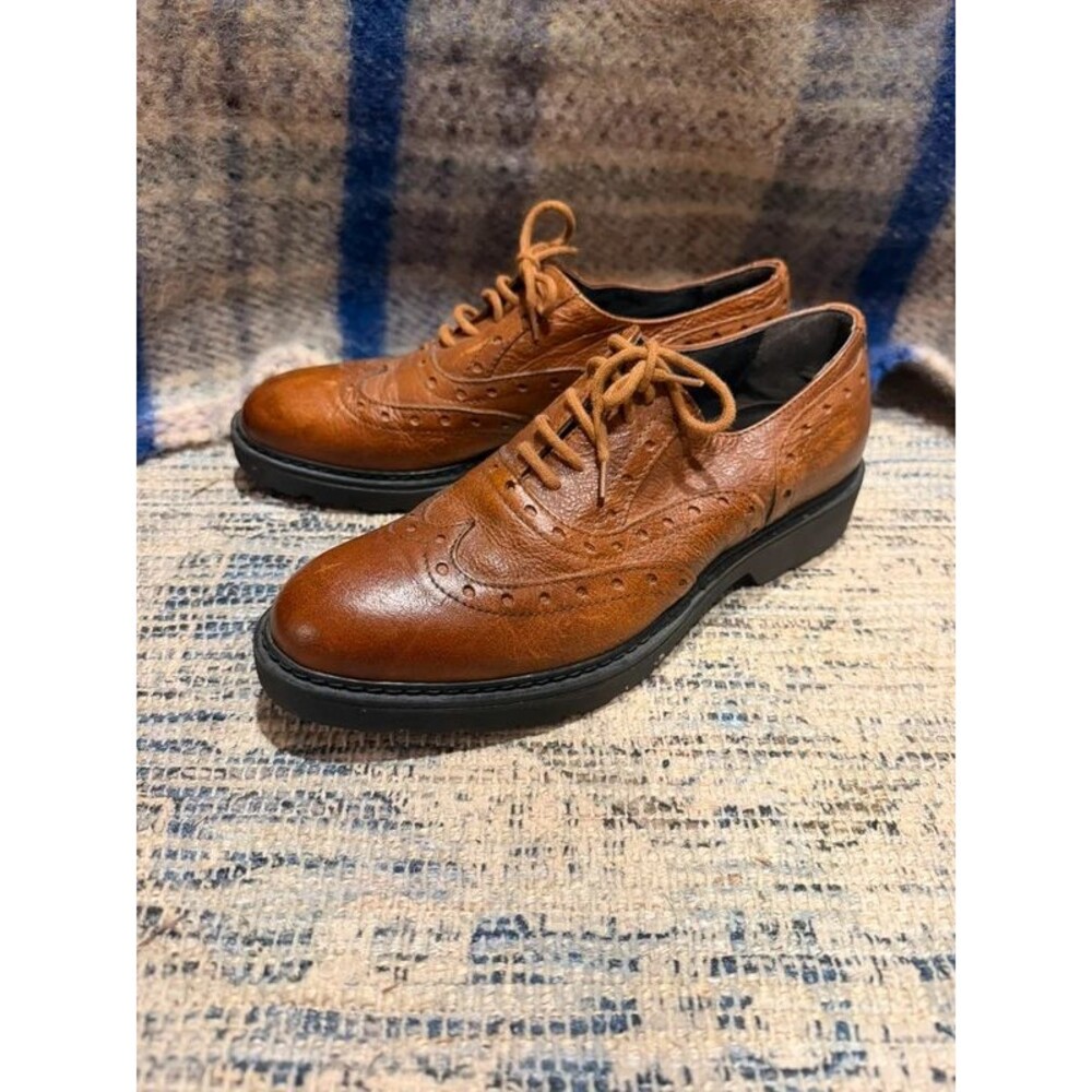 Barneys New York Leather Brogues / Oxfords - Late 90s / Early 2000s Y2K Vintage